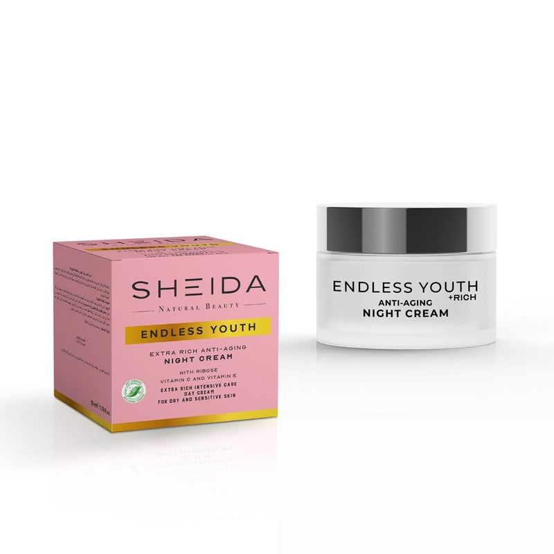Sheida Endless Youth Anti-Aging Extra Enriched Night Cream 50 ml - Dry & Sensitive Skin